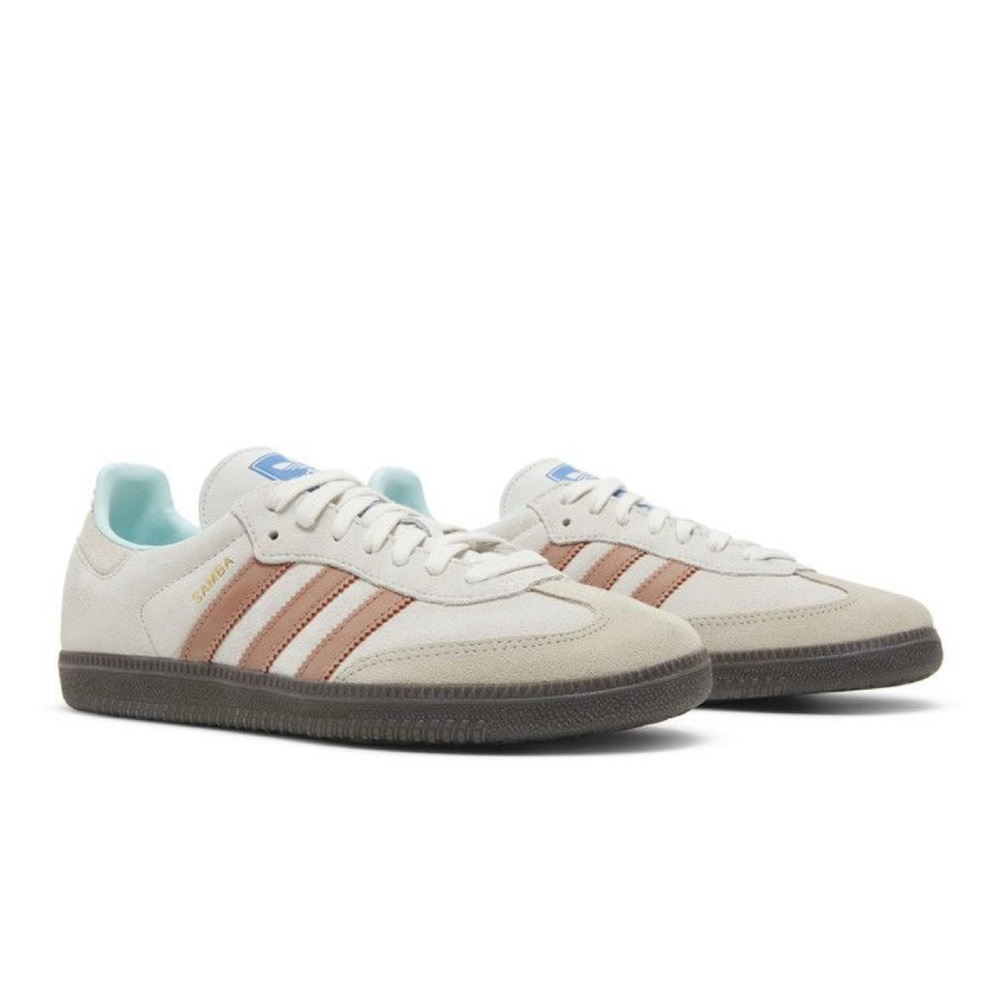 Adidas Samba suede clay strata sneakers. Size 4.5 men’s / 6.5 women's